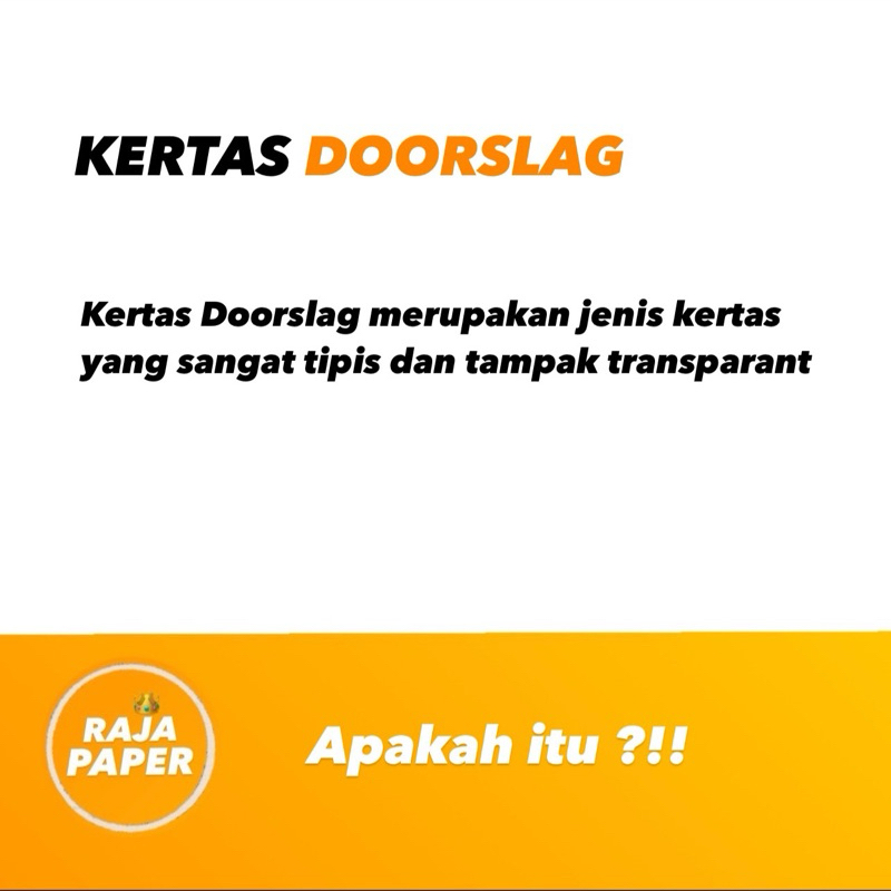 

Ay00! Kertas Doorslag Ukuran F4 500 Lembar 30 Gsm Gr Gram By ENZA ( 215 Mm x 330 Mm ) / ( 21.5 Cm x