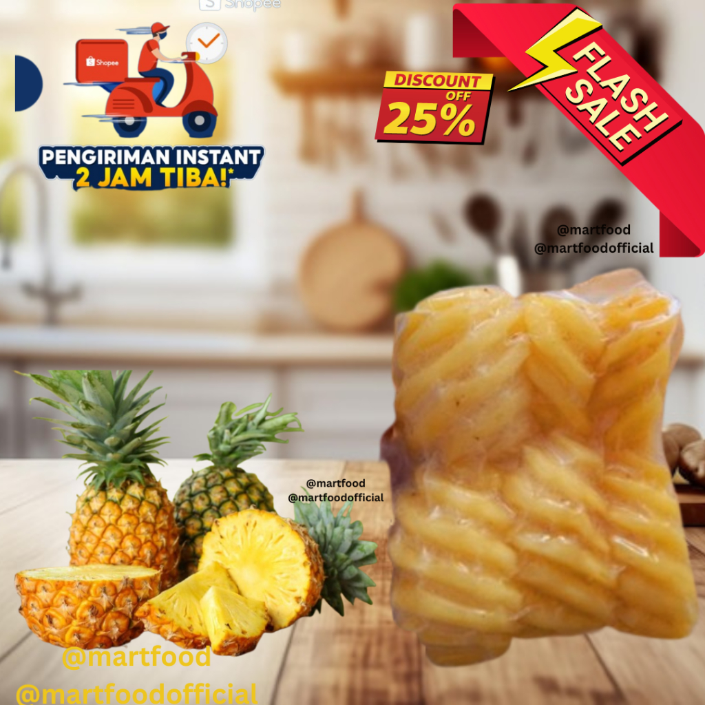 

Nanas Madu Frozen 500 gr Segar bersih