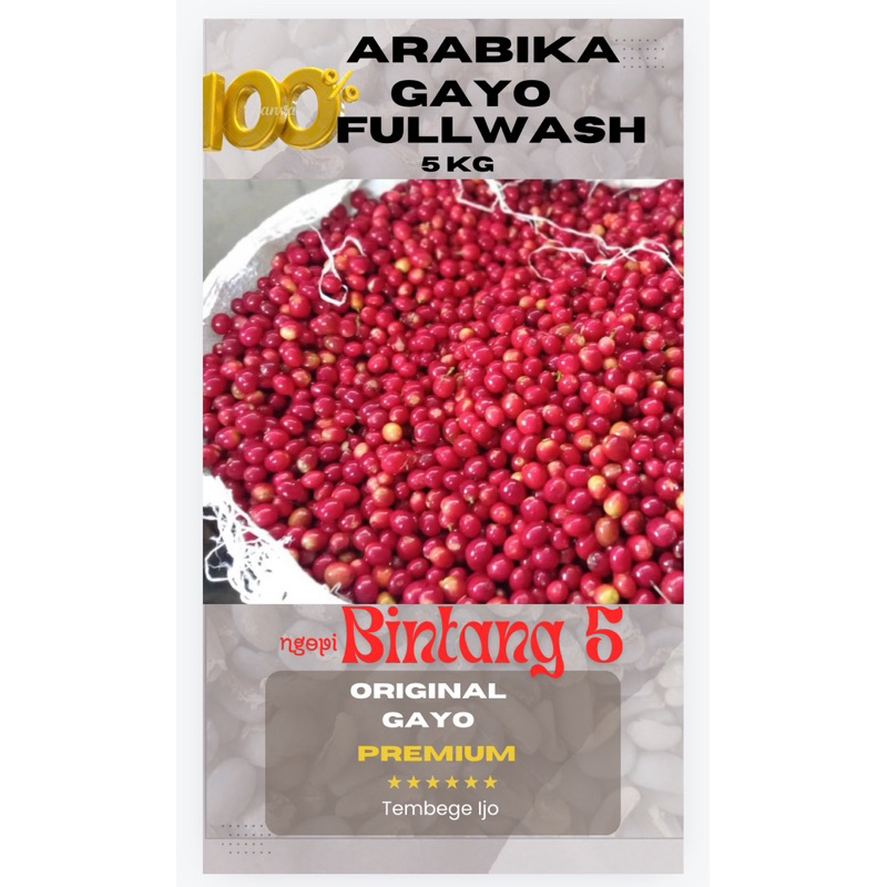 

Arabika Gayo Fullwash 5 Kg