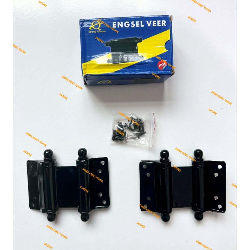 Engsel Koboi 3" 4" inch / Engsel Pintu Dua Arah Bolak Balik / Engsel Per Pintu Koboi QQ
