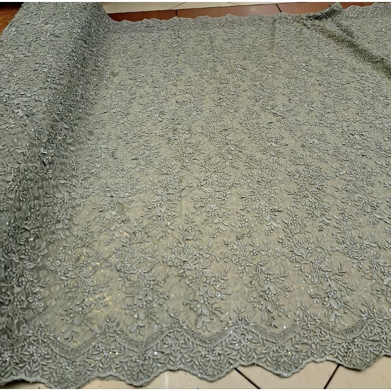 tile embordir motif bunga 3D jepang