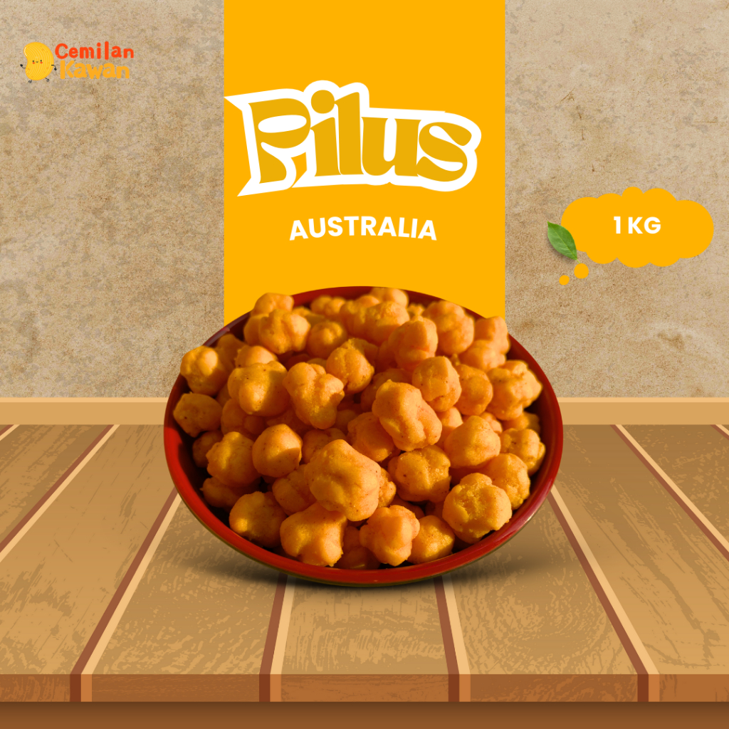 

Cemilan Kawan - Pilus Australia 1kg Snack Kiloan