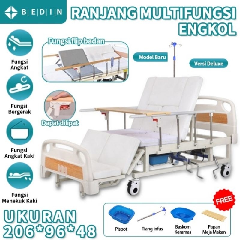 PRELOVED Bed Pasien 3 Engkol/ Krank