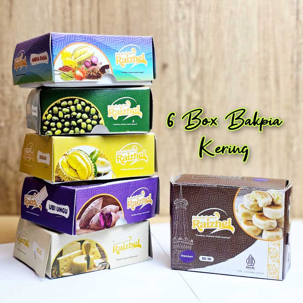

[ 6 BOX ] BAKPIA KERING ISI 10