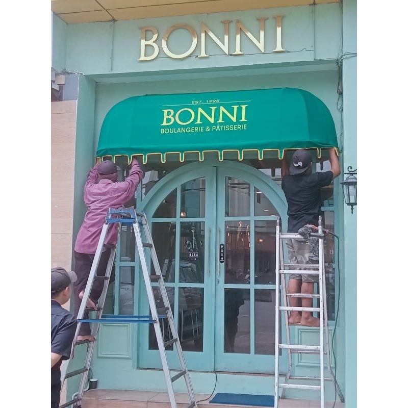 Kanopi awning anti uv | peneduh teras rumah , balkon , ruko dll