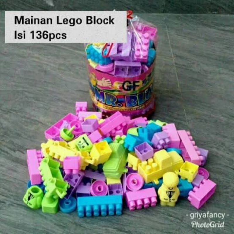 ( RGZ ) MAINAN ANAK BALOK SUSUN / LEGO BLOCK BALOK SUSUN / MENYUSUN BALOK