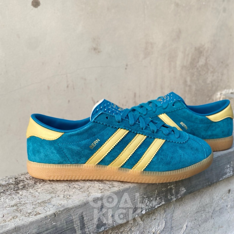 Adidas Originals Bern Archive Blue gold art HR090
