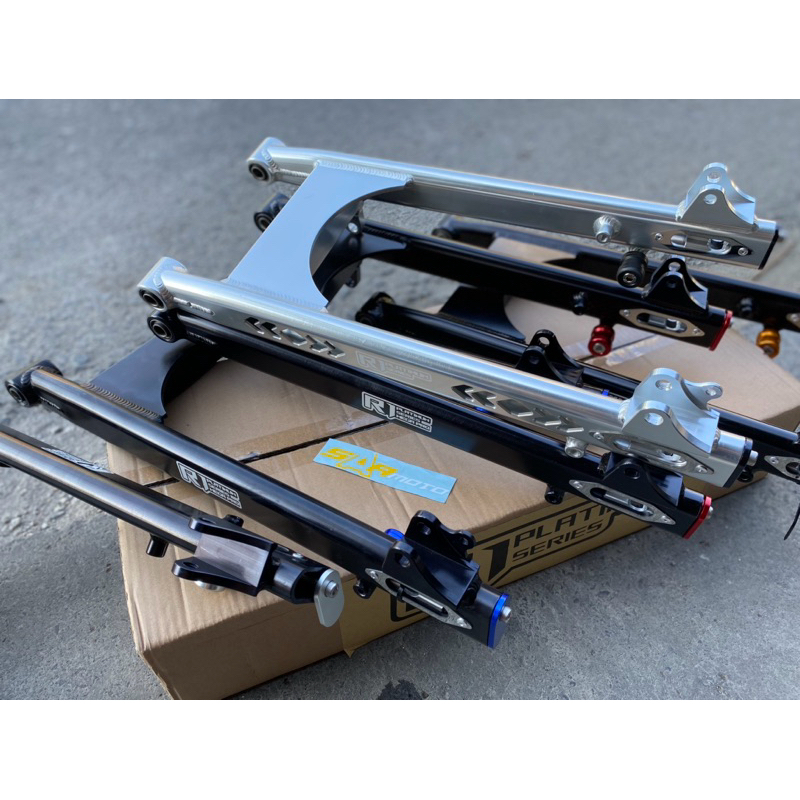 swing arm r1 platinum megapro segi 5 oval polos arem megapro gl r1 aluminium hitam silver kombinasi