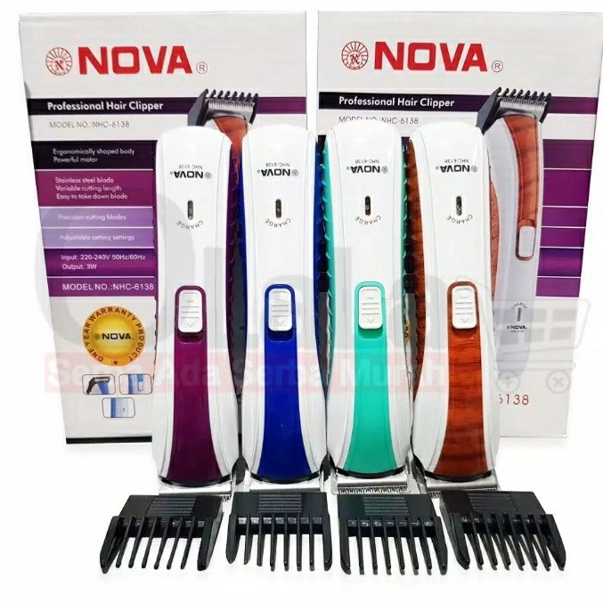 Diskon Besar Alat Cukur Mesin NOVA 6138 NHC6138cukur rambut dan Jenggot