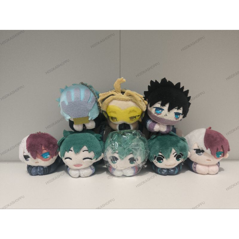 [BNHA] READY STOCK OFFICIAL Boneka Hugchara Anime My Hero Academia Deku Bakugo Shoto Momo Hawks Shig