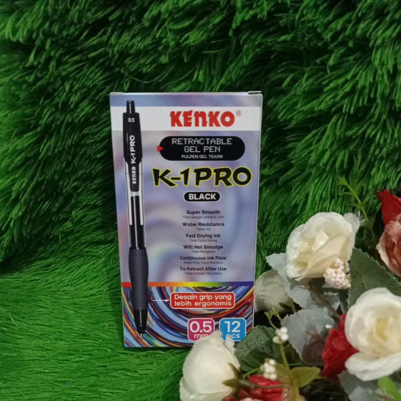 

ballpoint kenko K-1 pro warna hitam lusinan murah