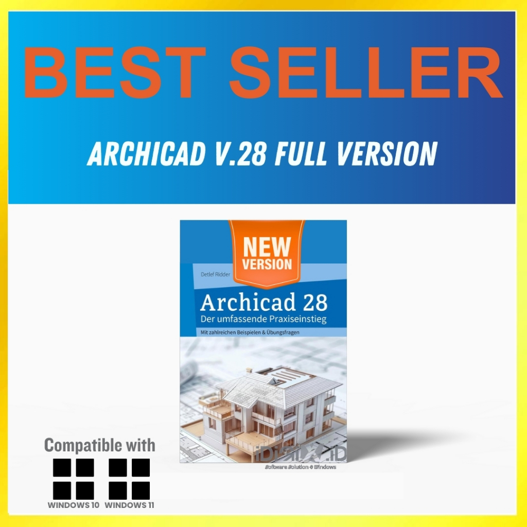 Archicad v28 + EPTAR Reinforcement Software Desain Arsitektur dan Kolaborasi BIM