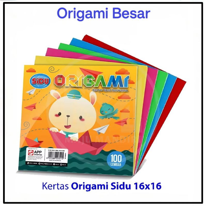 

1 Pak Kertas Lipat Origami Besar 100 Lembar