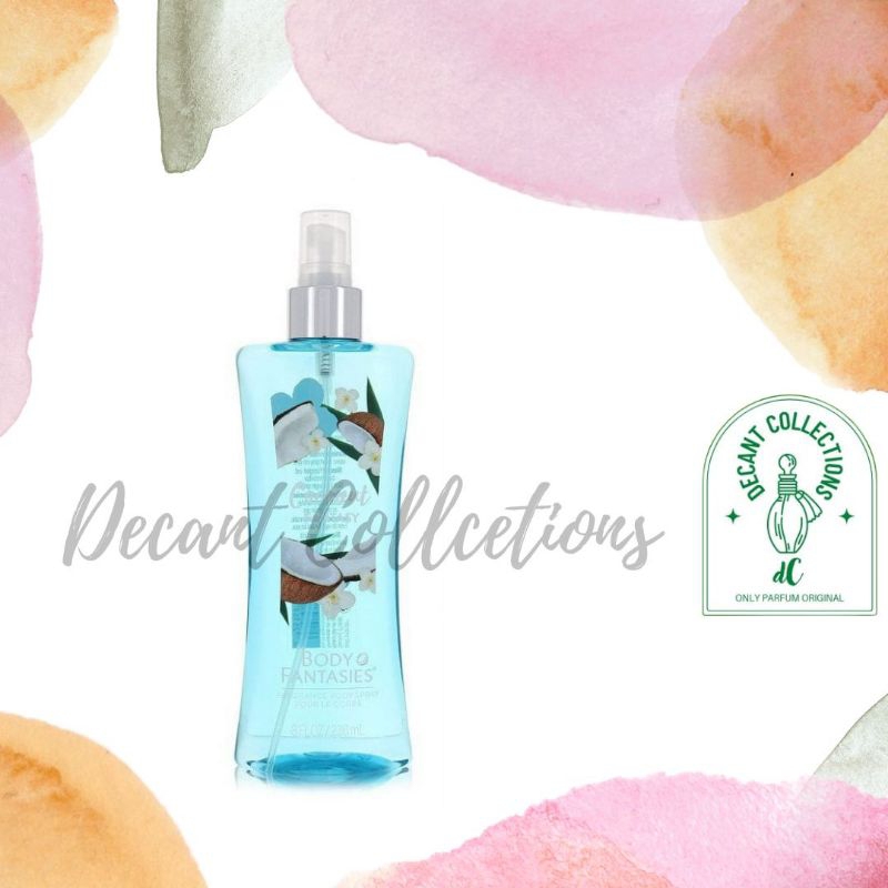 Parfum Wanita Original Body Fantasies Signature Coconut Fantasy by Parfums De Coeur