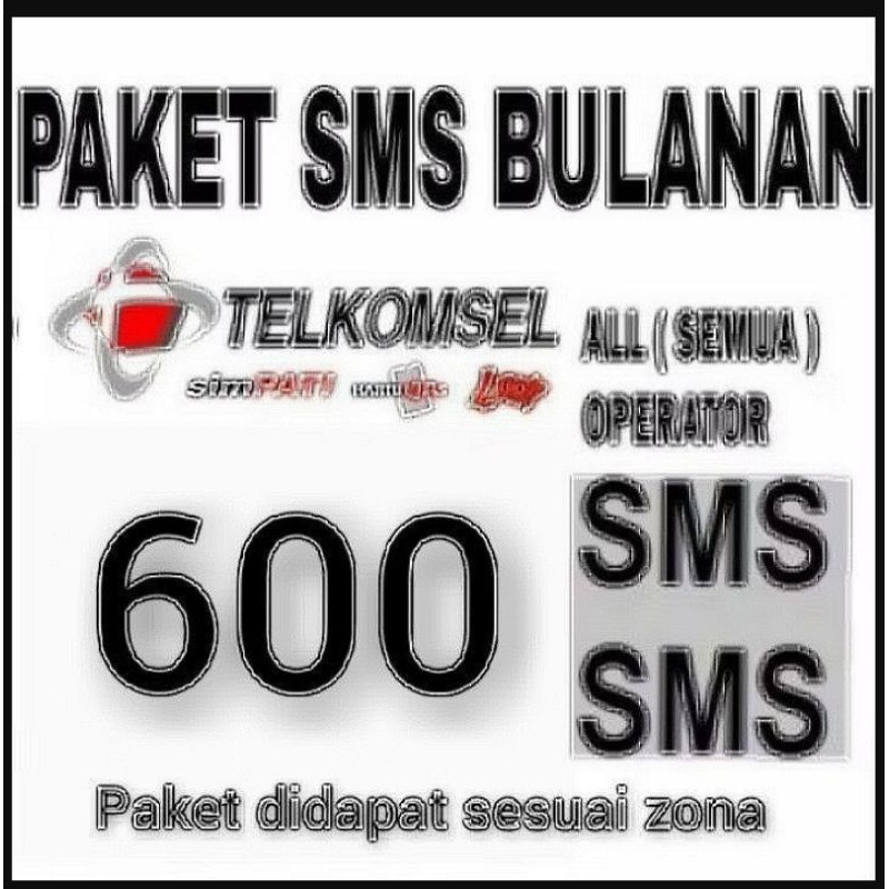 PAKET SMS TELKOMSEL, KUOTA SMS 1 7 30 hari