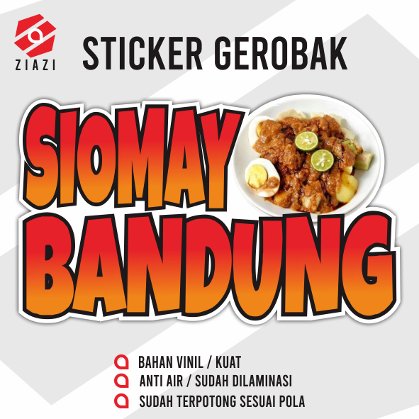 

Sticker Gerobak, Sticker Etalase, Sticker Kaca, Sticker Nama Usaha, Sticker Siomay, Siomay Bandung, Sticker Custom, Sticker Full Colour, Sticker Vinil