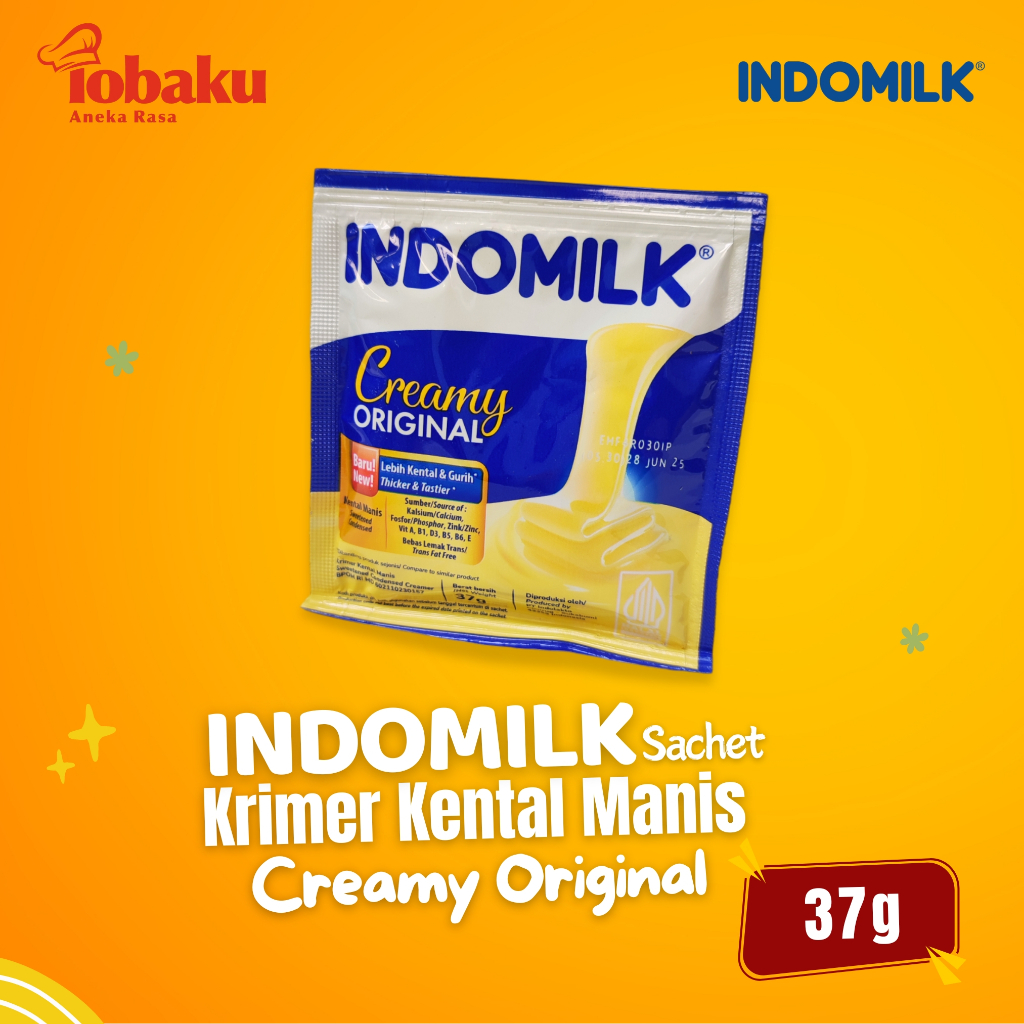 

Indomilk Krimer Kental Manis Creamy Original Sachet 37g _