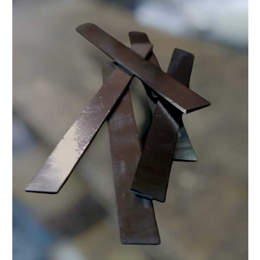 Betel potong bubut ukuran 1/8 x 5/8 x 5 inch bahan HSS Co5 cobalt betel Putih HSS Potong