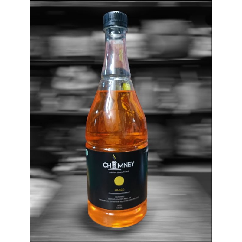 

Gourmet Syrup Mango/Syrup minuman rasa Mangga 1250ml brand CHIMNEY