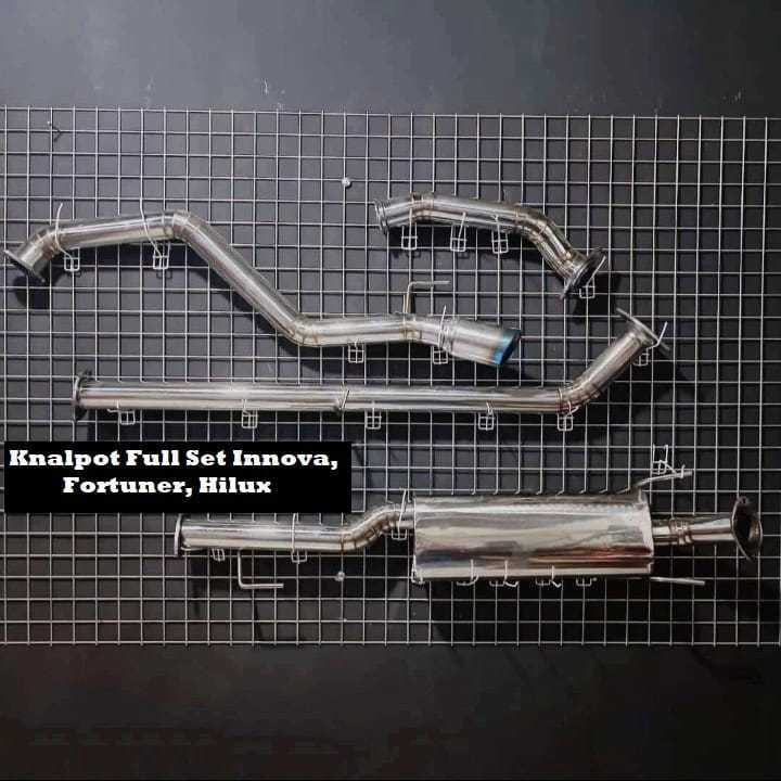 Knalpot Fullsystem Tanpa Downpipe HKS Legamax Innova Fortuner