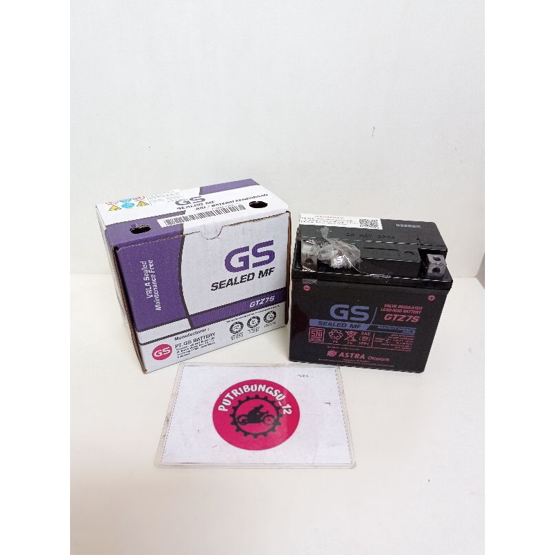 AKI MOTOR GS ASTRA GTZ7S ORIGINAL aki kering aberkualitas