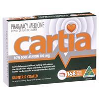 Cartia Low Dose Aspirin 100mg - 28 Tablets