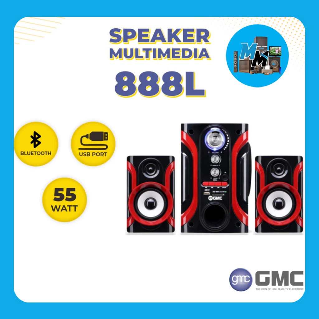 GMC SPEAKER 888L BT MULTIMEDIA BLUETOOTH - SPEAKER BLUETOOTH