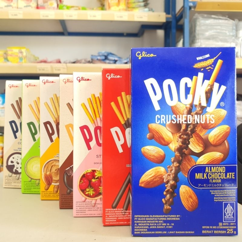 

Pocky Stick Snack Coklat 45Gr All Variant Cemilan Stik / Toping Kue