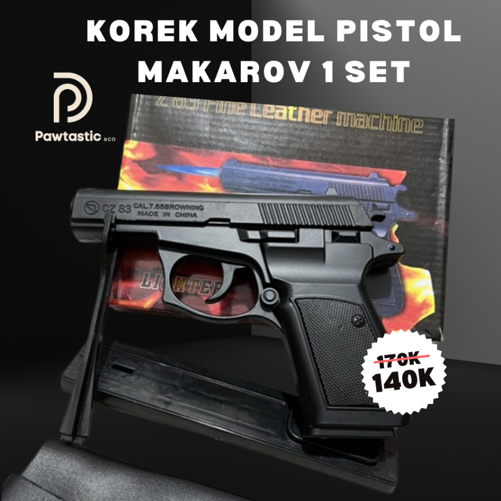 korek  model pistol makarov (pawtastic and co)