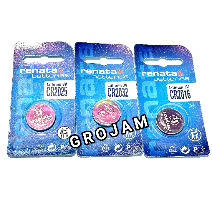 Baterai Renata CR2016 Renata 2016 Renata 2025 Renata CR2025 Renata 2032 Renata CR2032 RENATA Panason