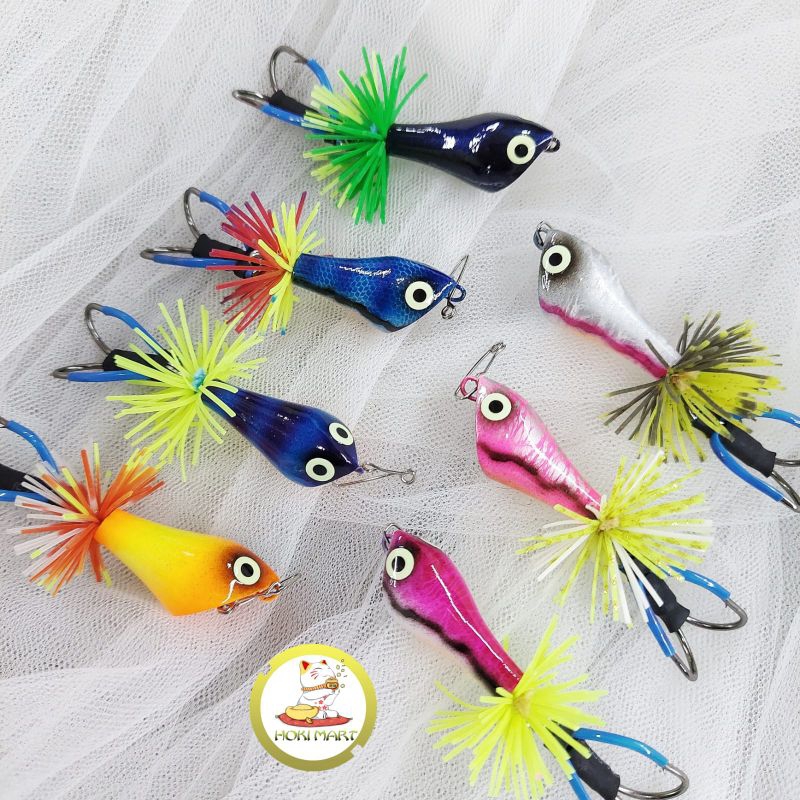 Umpan geol pop 4cm 3gr / umpan pancing jump frog toman dan gabus