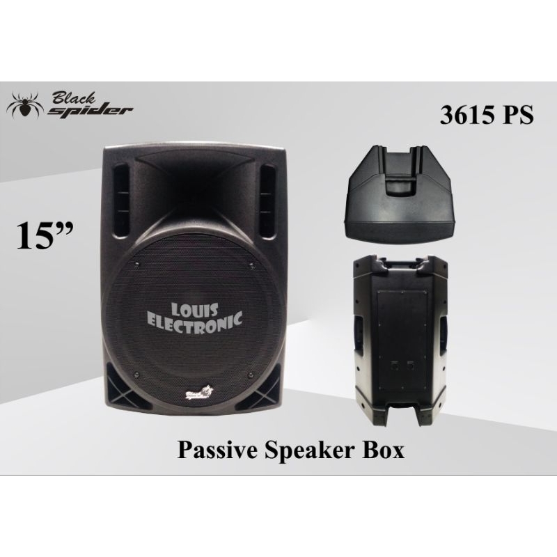 Speaker Pasif 15 Inch Black Spider 3615PS 3615 PS BlackSpider 500 Watt ( Sepasang )