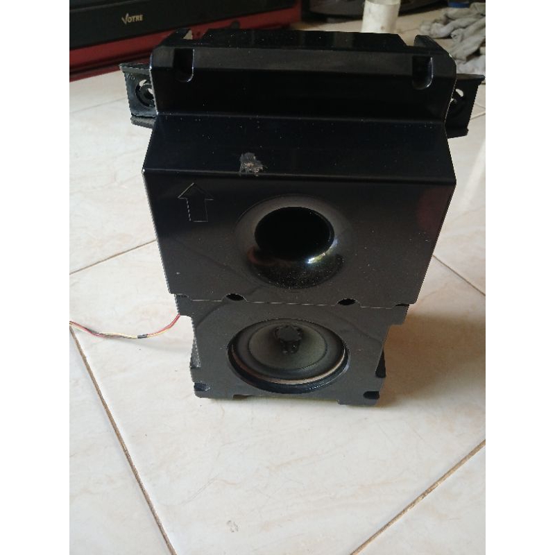 speaker pasif subwofer bekas led polytron double coil