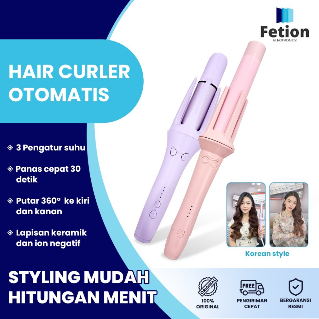 Catokan Keriting Rambut Otomatis Magic Curly Otomatis Hair Curler Catok Curly