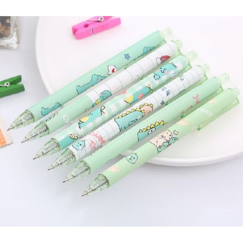 

pulpen mekanik motif dinasaur aesthetic 0.5mm