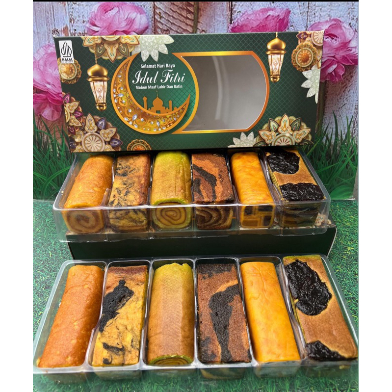 

Laboro (lapis bolu dan rol ) ada 6 varian rasa