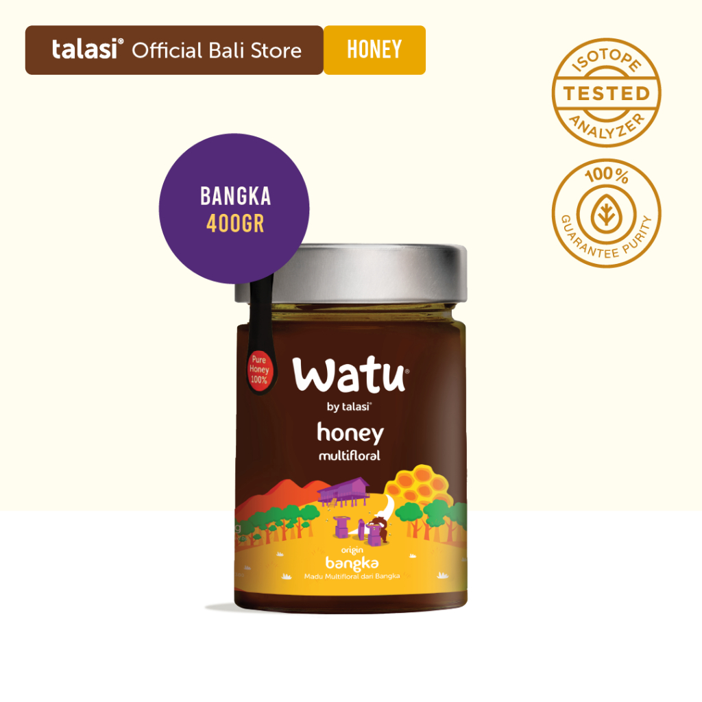 

Talasi Watu Honey Multifloral - Madu Asli Bangka 400gr