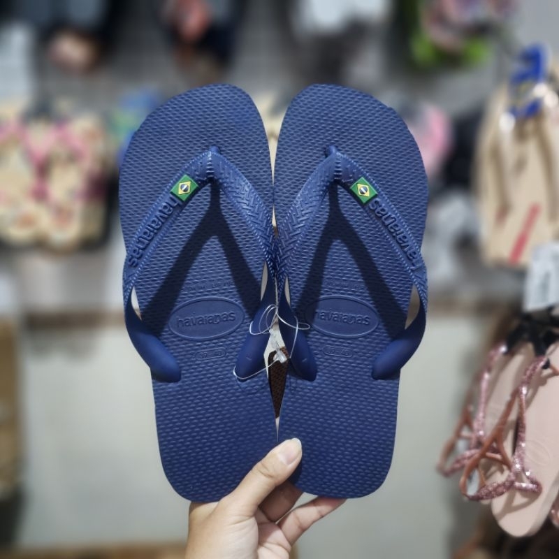 Sandal Pria Havaianas Brazil Fc - Navy