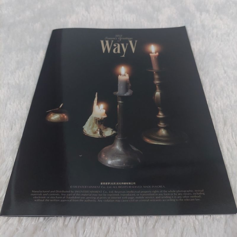 Official Merch MD Mini Brochure WayV Grup Kun Yangyang Winwin Xiaojun Hendery Ten Seasons Greetings 