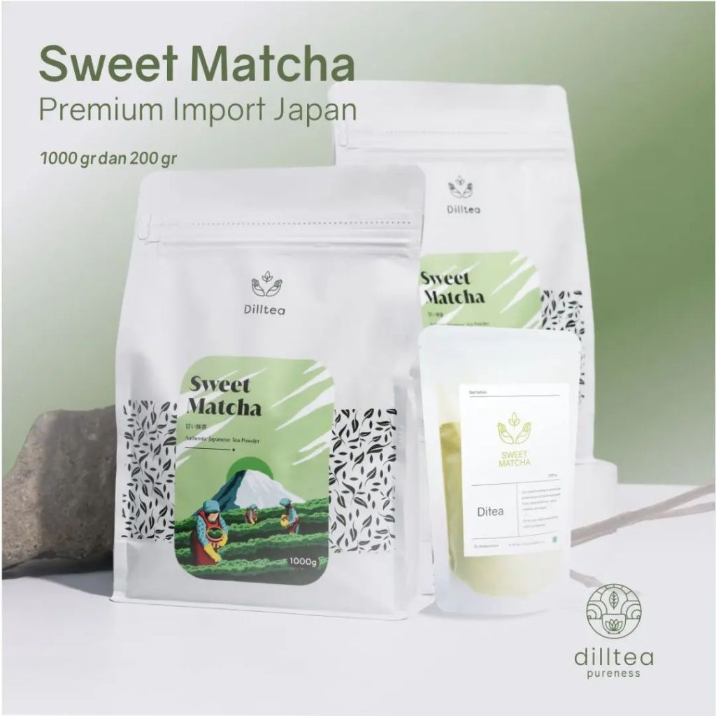 

Matcha Powder Dilltea Sweet Matcha Bubuk Matcha Premium Import Japan