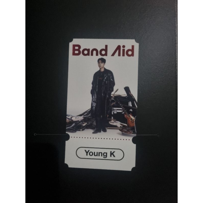 day6 youngk band aid album ticket