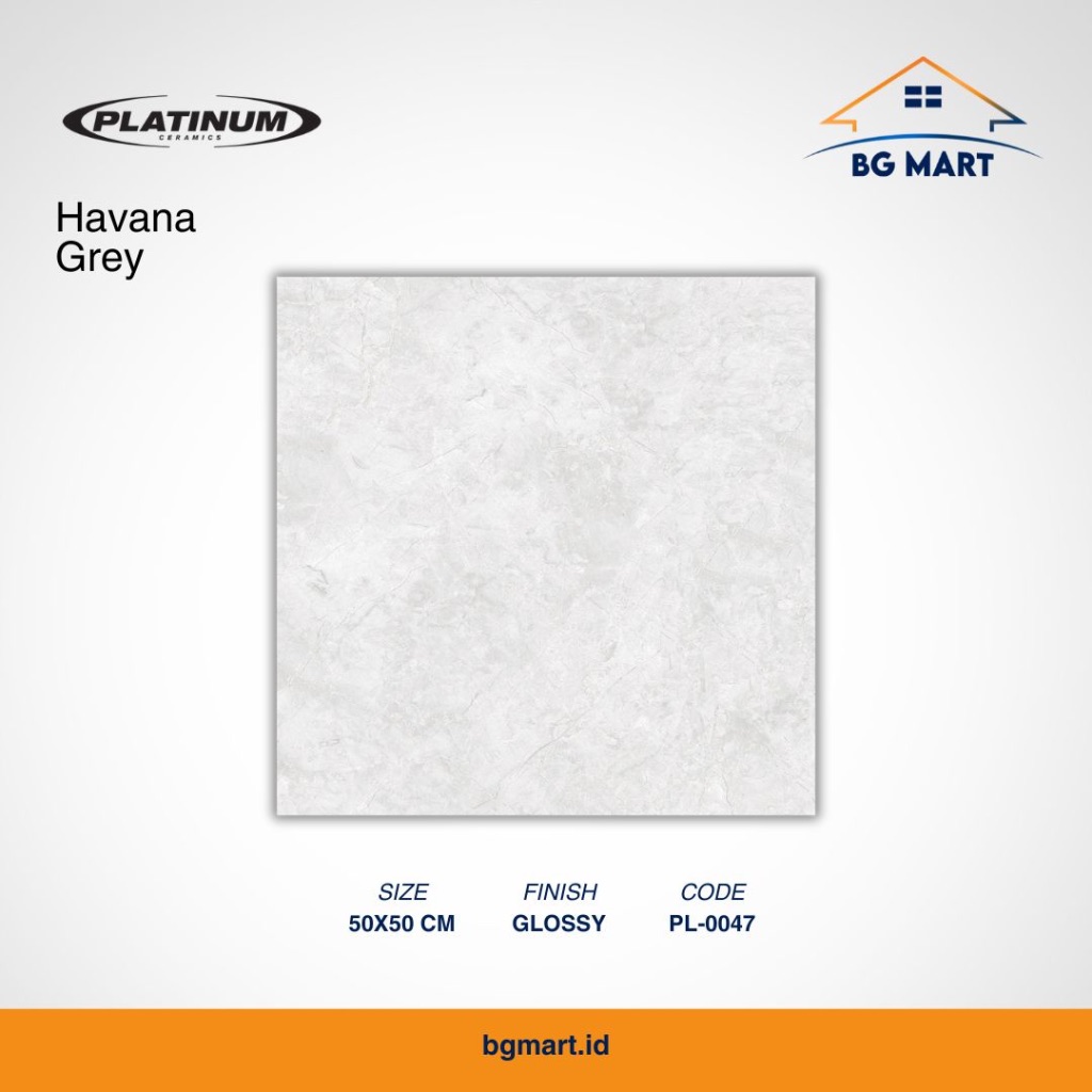 PLATINUM Keramik Lantai 50x50 Havana Grey KW A