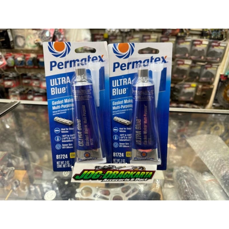 

LEM BIRU LEM PERMATEX ULTRA BLUE ORIGINAL LEM PAKING PERPAK GASKET TERBAIK 85GRAM