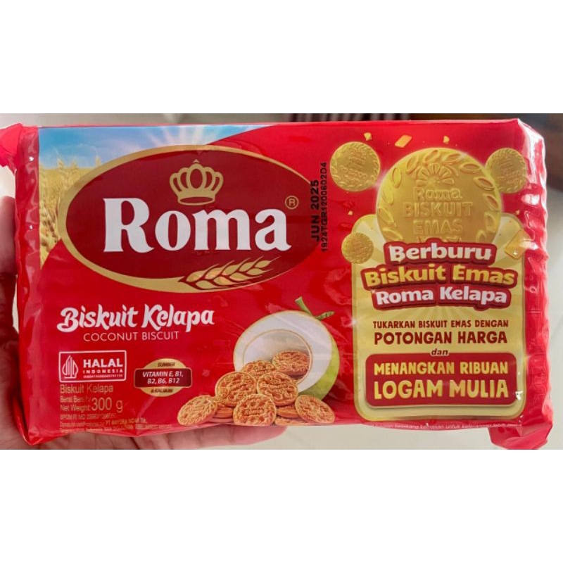 

ROMA BISKUIT KELAPA | COCONUT BISCUIT | BERAT 300gr