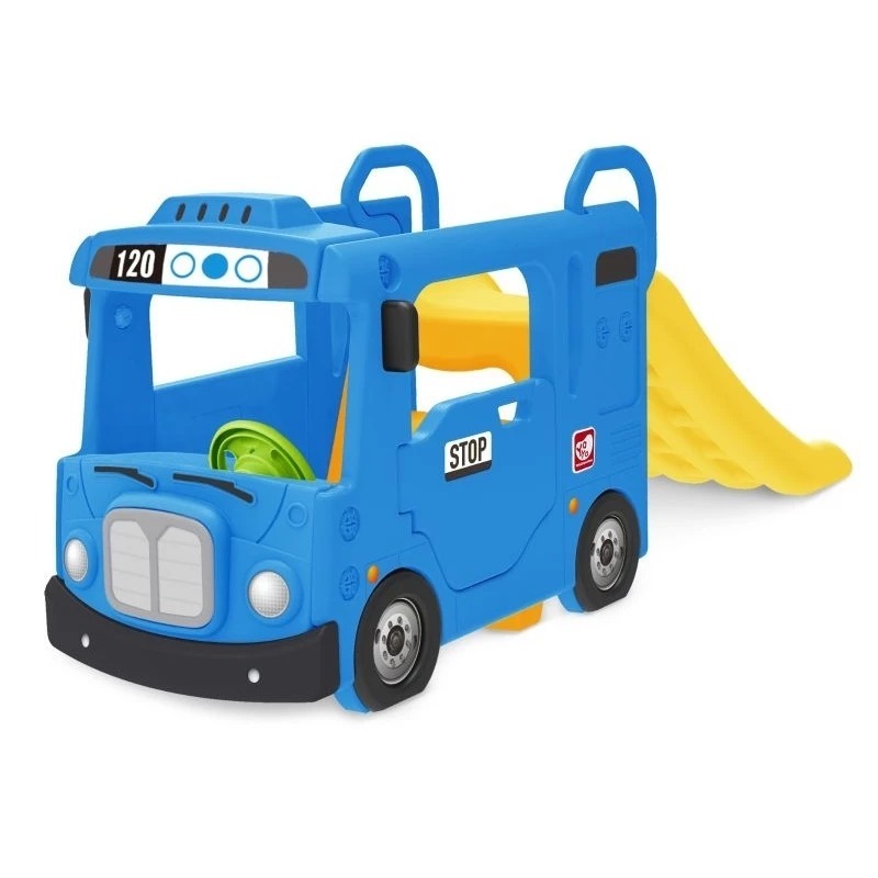 Perosotan Blue Bus Yaya Activity Climber and Slide Playhouse Compact Bis Tayo 2in1 Mainan Anak
