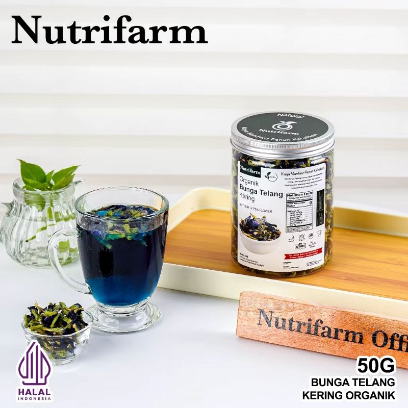 

Teh Bunga Telang Butterfly Pea Botol 50g Nutrifarm