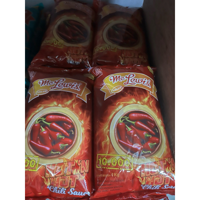 

McLewis saus sambal (Varian baru HOT ‘N HOT) 1000g