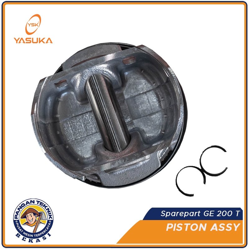 Piston Assy GX200T YSK | Sparepart Mesin Bensin Yasuka