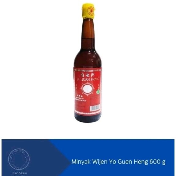 

Minyak Wijen Yo Guan Heng Ukuran 600 ml (ISI 3)