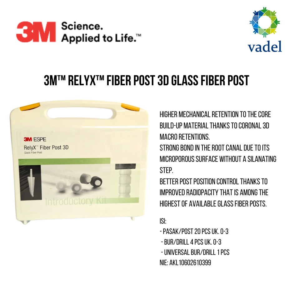 3M™ RelyX™ Fiber Post 3D Glass Fiber Posts